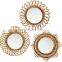 Rattan Mirror Set of 3 Woven Wall decor for Living Room, Bedroom Boho Style Decoration WHolesale in Bulk
