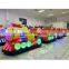 Kids battery electric tourist train amusement park rides mini train for sale