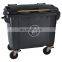Custom Plastic Trash Can 660L Recycle Dustbin Outdoor Large Garbage Bin Plastic Waste Bins