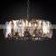Hengzhi Custom Faceted Crystal Glass Dining Lighting HARLOW CRYSTAL ROUND CHANDELIER for Bedroom Restaurant