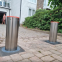 UPARK K4 M30 Automatic Electric Rising Bollard with Wireless Remote Control Mall Entrance Not Hydraulic Driveway Bollards
