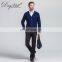 Autumn Spring Men's Wool Cardigan Fashionable Single Breasted Casual Sweater with V-Neck Hand Knitted