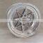 Item TL0805 15x8.0 wholesale wheel rim PCD 4x100 114.3 silver MB cast wheel fit for replica wheels