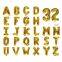 Multicolor 32 Inch Letters Helium Foil Balloons Silver Gold Children Happy Birthday Letter Ballons for Party Decoration