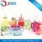 Hot sale double wall plastic mason jar with PVC insert