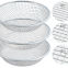 3 Pcs Soil Sifter for Gardening Sand Rock Compost Sifter Dirt Sieve Sifting Pan for Gardening Sand Sawdust Gravel Rocks