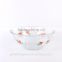 Transparent heat resistant plastic round bowl wirh lid for microwave oven