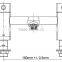 Bathroom Bath Shower Mixer & Pair Of Basin Taps Set