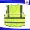 reflective vest with pockets high visibility safety vest road safety vest