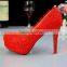 custmized woman high pump heel shoes