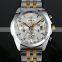 Fancy Fashion Gold Luxury Dress Watches Men Luxury Watch Automatic Stainless Steel WM438