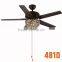 Iron Body Good Quality Big Power Ceiling Fan Globes Design