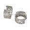 Earring, Fashion Silver Jewelry Square Crystal Zircon Setting Brass Earring, Earring Jewelry Wholesale P9583