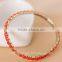 Sparkling Single-row Full Rhinestone Fluorescent Bracelet bangle Fashion Jewelry