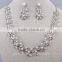 Indian Gold Jewellery Newest Wedding Bridal Fashion Imitation Diamond Pearl Necklace Set