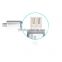 Aluminum Metal Nylon Braid 2.1A LED High Speed Data Sync Micro USB Charging Cable for Mobile Phone