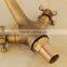 royal double handle deck mouted basin faucet