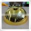 Coating gold ABS vacuum forming plastic decoration bowl products