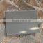Hot sale sparkle silver hardcover folded wedding invitations with paillette ribbons bowkont & crystal decoration                        
                                                Quality Choice