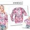 work out style wholesale fashion crewneck sweatshirts sweater 100% polyester crewneck sweatshirt