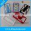 Universal silicone touch-U holder with mobile phone frame