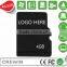 100% Full Capacity micro memory sd card class 10 micro memory sd card 4 gb