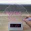LED Bedside clock flashing led message board alarm clock