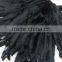 Natural Black 100% Real Mink Fur Skin for Garment