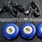 Promotional gift computer round shape 3 port usb hub with website button