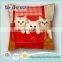 2016 100% Cotton Printed Cute Animal Pet Dog Cat Cushion Pillow Covers