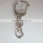 45mm Dull Silver Plated Metal C-shaped Swivel Lobster Clasp Clips For Key Ring Chain