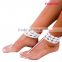 Indian Crochet Flower Barefoot Wrap Sandals Ankle Bracelet Jewelry