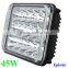Super brightness High power Epistar DC 9V-18V 45w led work light