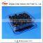 Small Square Clear Plastic Blueberry Container Clamshell