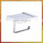 Concise and modern square Bathroom tissue hook/holder with dish 3541