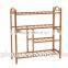 Multi-Function bamboo 4-tiers shoe rack