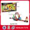 cartoon plastic railway car toys pullback track car for kids