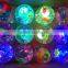 glowing led bouncy ball for child,led flashing crystal bouncy ball with colorful for children to play