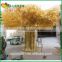 Hot sale decorative tree artificial golden banyan tree fiberglass trunk artificial golden banyan tree