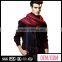 Cheap Luxury Cashmere Scarf, Fine Cashmere Scarf, Navy and Red Scarf