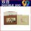 hot sale high quality low price Double100 leather baby photo album