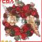 Wholesale festival garland christmas wreath ornament handmade wreath PVC christmas wreath