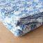 Indian Block Print Indigo Blue Floral Cotton Kantha Quilt Jaipuri Razai