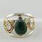 Perfect Malachite ! Bezel Setting 925 Sterling Silver Ring, Silver Jewellery Wholesaler, Silver Jewellery