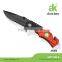 Outdoor hunting knife with glass cutter on handle