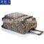 Best-Sale Trip Suitcase Printed Travel Trolley Luggage Bags Canvas Luggage Trolley