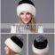 luxury high quality the hat made of mink knitted for winter women beanies wholesale in stock