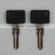 for piaggio motorbike and black plastic head brass key blank