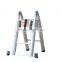 5m full aluminum telescoping ladder