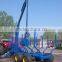 Africal Hot selling ZM8006 8 tons Forest Log Trailer with Crane for 50-80HP tractor